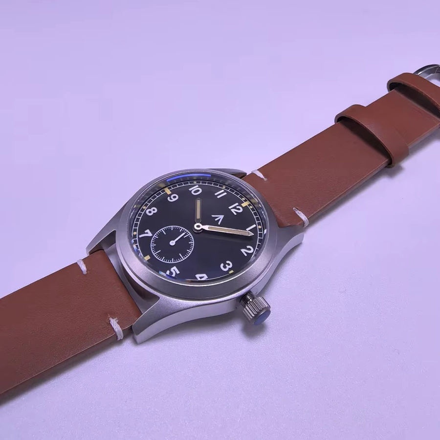 MILITREK Armbanduhr, Quarz, Edelstahl, 37 mm, Saphirglas, Grün, Unisex - Bild 3