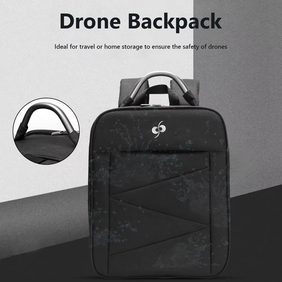 Wasserdichte und stoßfeste Tragetasche in Schwarz für DJI FPV Combo mit Brille V2 und Controller Zubehör - Bild 2