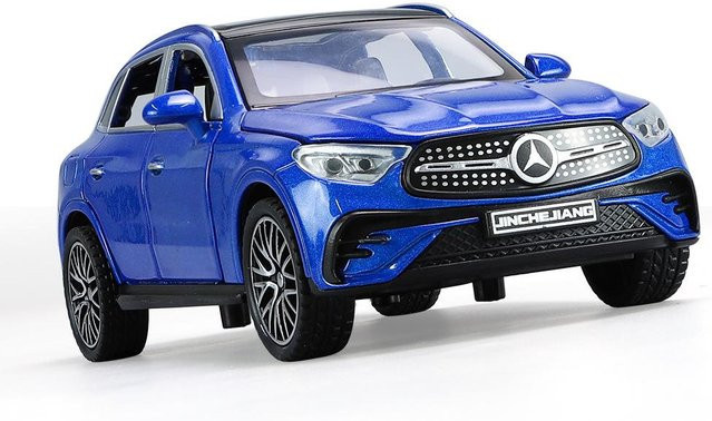 Fourall- Model Cars Benz GLC 400e SUV-Automodell, 1:32, blau, mit Licht und Sound - Bild 1