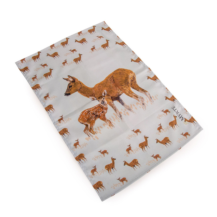 Geschirrhandtuch Reh Myrte von CJ Wildlife in Weiß aus Baumwolle, B: 70,0 cm, H: 47,0 cm - Bild 4