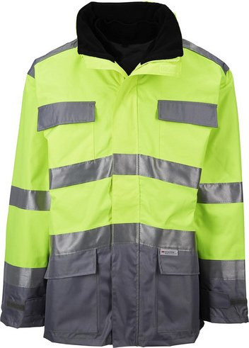 BULLSTAR Warnschutzparka Gelb aus Polyester in Größe XL nach EN ISO 20471 - Bild 1