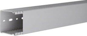Hager Verdrahtungskanal BA6 aus PVC in Grau, B/H/L: 67 x 64 x 2000 mm - Bild 1