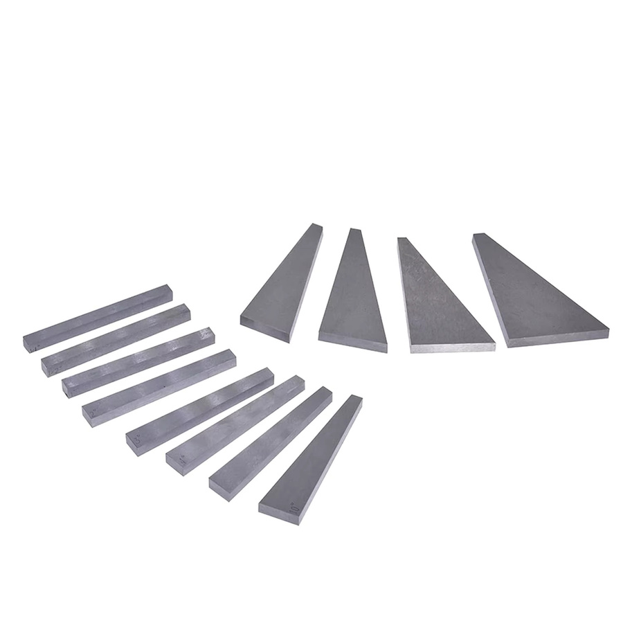 12-teiliges ETOPOO Präzisions-Winkelblock-Set in Silber für Drehmaschinen und Fräsmaschinen zur Winkelprüfung von 1/4 bis 30 Grad - Bild 2