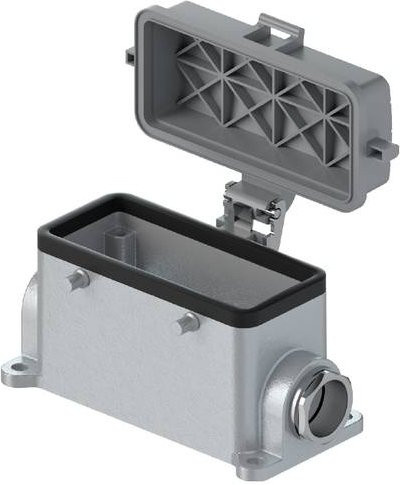 Wieland Electric Gehäuseunterteil 70.342.1635.0 aus Aluminium in Grau - Bild 1