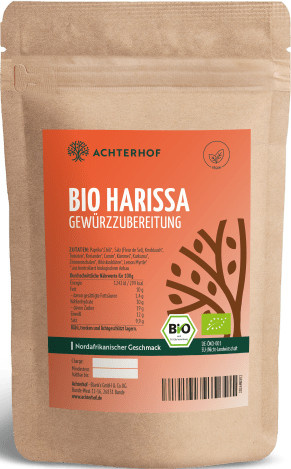 Achterhof Harissa Gewürzzubereitung Bio scharf 100 g - Bild 1