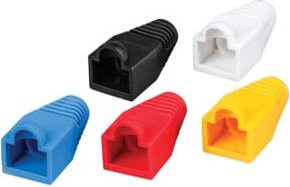 Klein Tools Knickschutztüllen RJ45 CAT5e CAT6, 100-teilig, multicolour - Bild 1