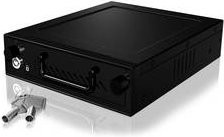 ICY BOX IB-148SSK-B Festplatten-Einbaurahmen für 5.25 Zoll SATA in Schwarz - Bild 1