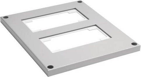 Hager Verschlussplatte FZ893SD aus Stahl in Grau, Breite: 85,0 cm, Höhe: 2,0 cm - Bild 1
