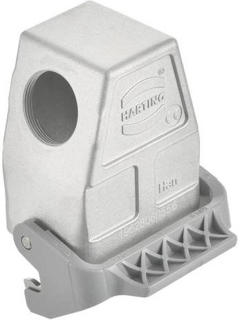 HARTING Tüllengehäuse aus Kunststoff, Grau, 19 62 806 0556 19628060556 - Bild 1