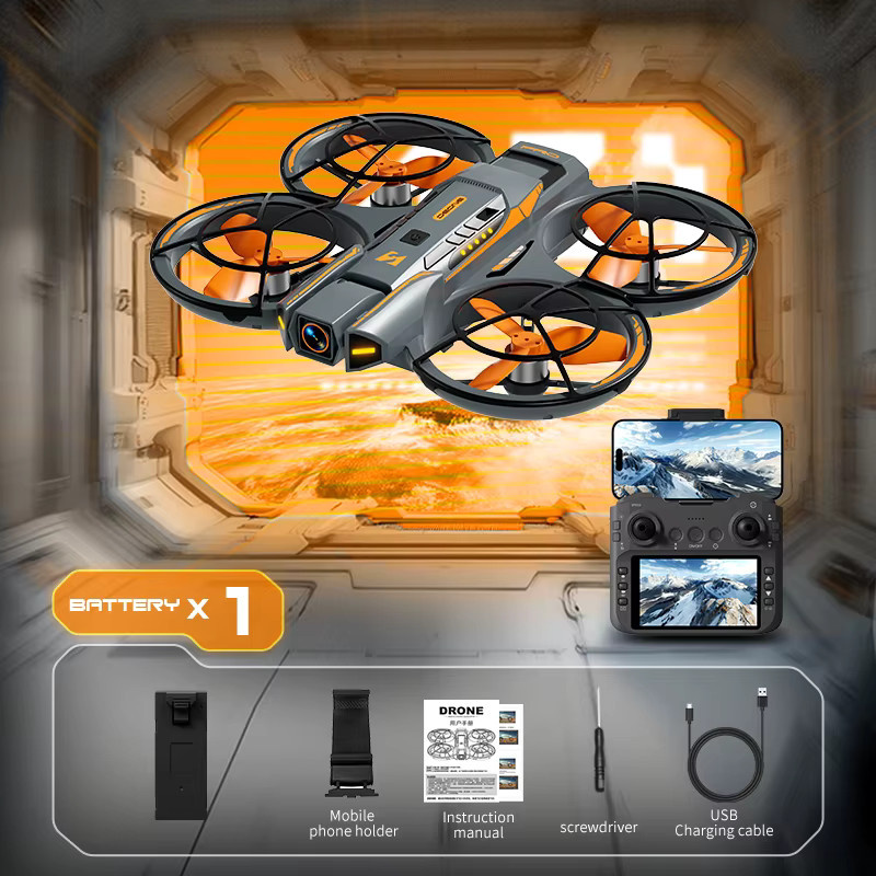 WDSZKMYF A21 PRO Drone, Quadcopter, 4K HD Weitwinkel Kamera, WiFi, Schwarz - Bild 7