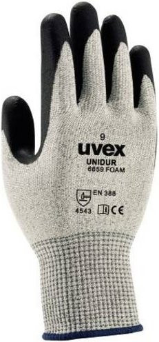 Uvex Arbeitshandschuh Unidur 6659 Foam Nitril in Grau, Größe XXL, EN 388 - Bild 1