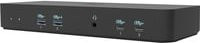 i-tec USB-C Triple Display Docking Station mit 4K UHD, Ethernet/LAN, USB-A und 3,5 mm Klinkenanschluss in Schwarz/Grau - Bild 1