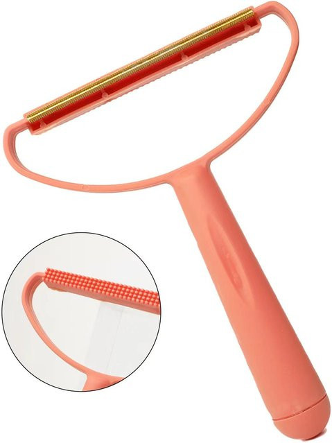 NATAWA Tragbarer Fusselroller in Orange zum Entfernen von Flusen und Tierhaaren aus Kleidung und Stoffen - Bild 1