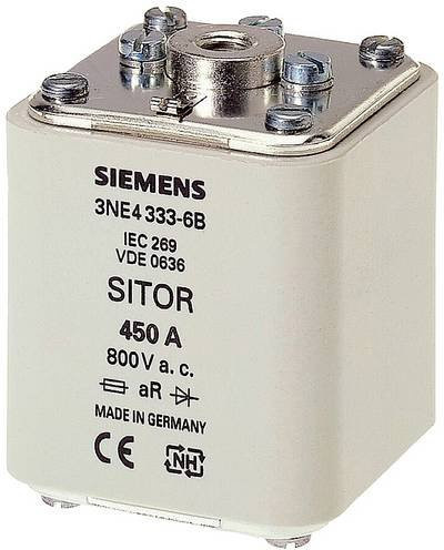 Siemens 3NE43376 Sicherungseinsatz 710A 800V 3er-Pack in Weiß - Bild 1