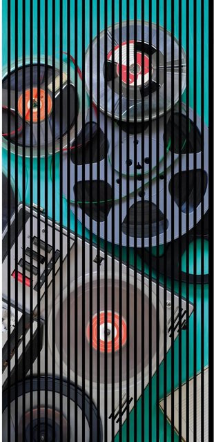 FN Acustico Akustikplatte Tape 2 in Bunt mit PET und MDF, B/H: 113,3 x 240 cm, Tiefe: 1,9 cm - Bild 1