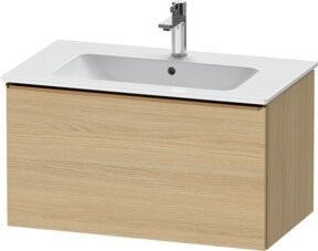 Duravit Waschtischunterschrank D-Neo wandhängend in Beige Natur, B: 81 cm, T: 46,2 cm - Bild 1