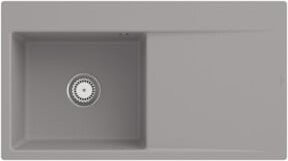 Villeroy & Boch Spüle Subway Style 50 Flat links, Keramik, Farbe Fossil, bündig einbaufähig - Bild 1