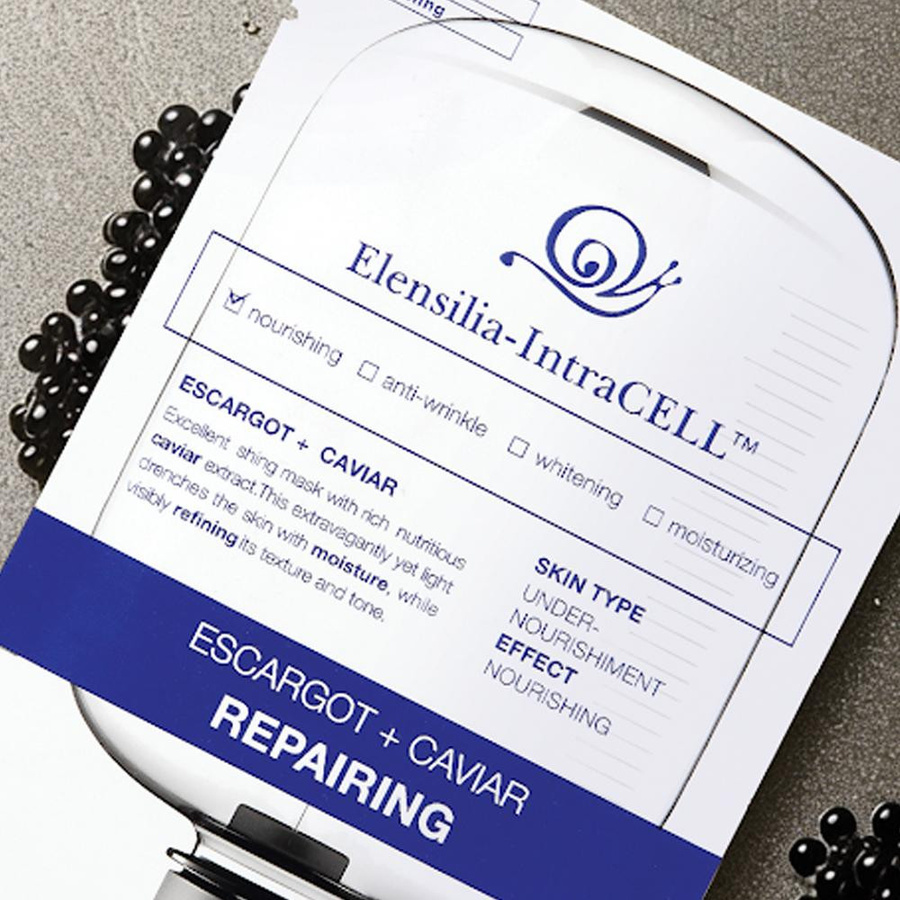 ELENSILIA Intracell Escargot + Kaviar Reparierende Maske, 250 ml - Bild 3
