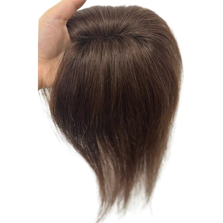 Anemone Echthaar-Topper, dunkelbrauner Pony, Damen - Bild 3