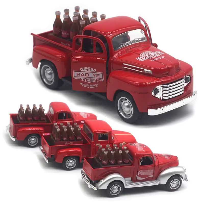 WELLY Ford Pickup Retro Oldtimer, Simulationsmodell, 1:32, mit Licht und Sound - Bild 3