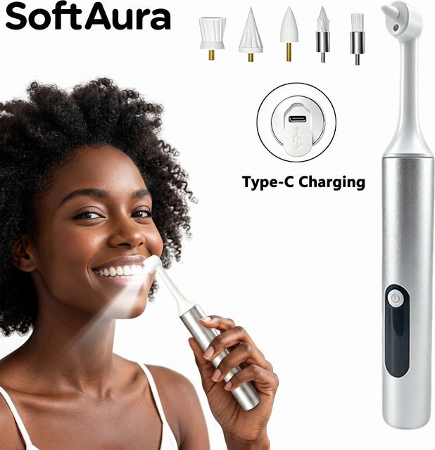 SoftAura Elektrischer Zahnreiniger, Black, Unisex - Bild 1
