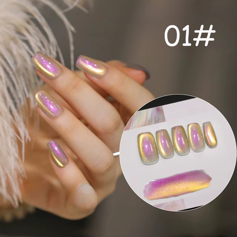 PSK Arctic Light Gel-Nagellack, Blau-Violett, Schimmernd - Bild 2