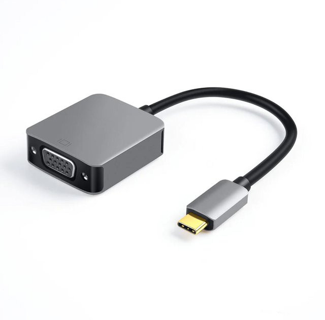 VBDWRM USB-C auf VGA Adapter Kabel für iPhone 15 Pro/Max, MacBook Pro/Air und Dell XPS 15/13 - Bild 1