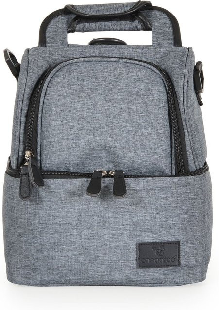 Cangaroo Aurora Thermobox Lunchbox mit 2 isolierten Fächern und Reißverschluss in Grau - Bild 1