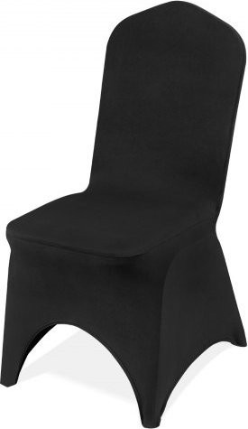 VEVOR Stuhlhussen aus elastischem Spandex für Klappstühle, 50 Stück, Schwarz - Bild 1