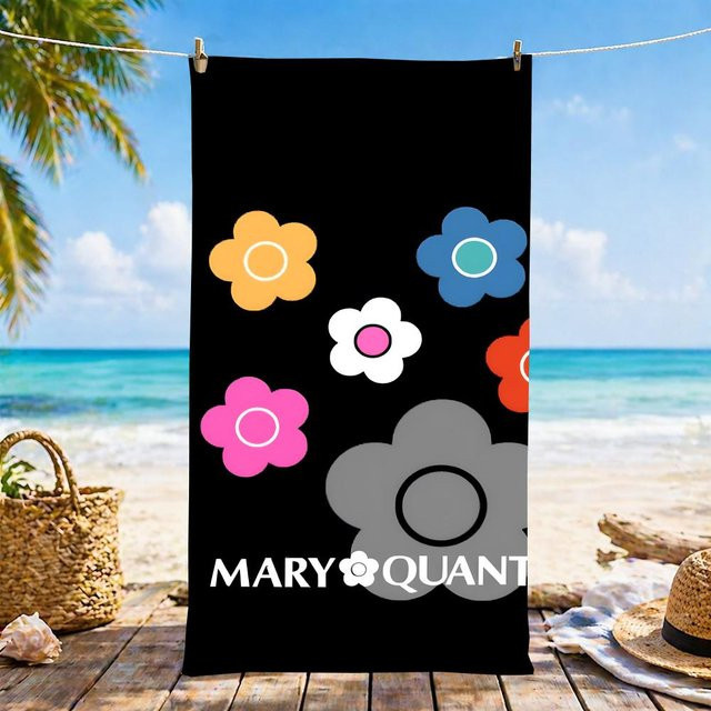 Mary Quant Strandtuch aus Mikrofaser, schnelltrocknend und sandfrei, Multicolor, Breite: 60 cm, Höhe: 35 cm - Bild 1