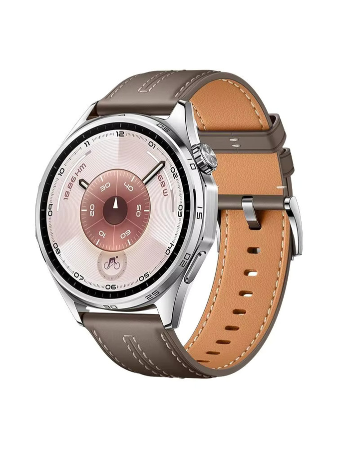 HUAWEI Smartwatch, 46 mm, Grün, Leder, GPS, Unisex - Bild 4