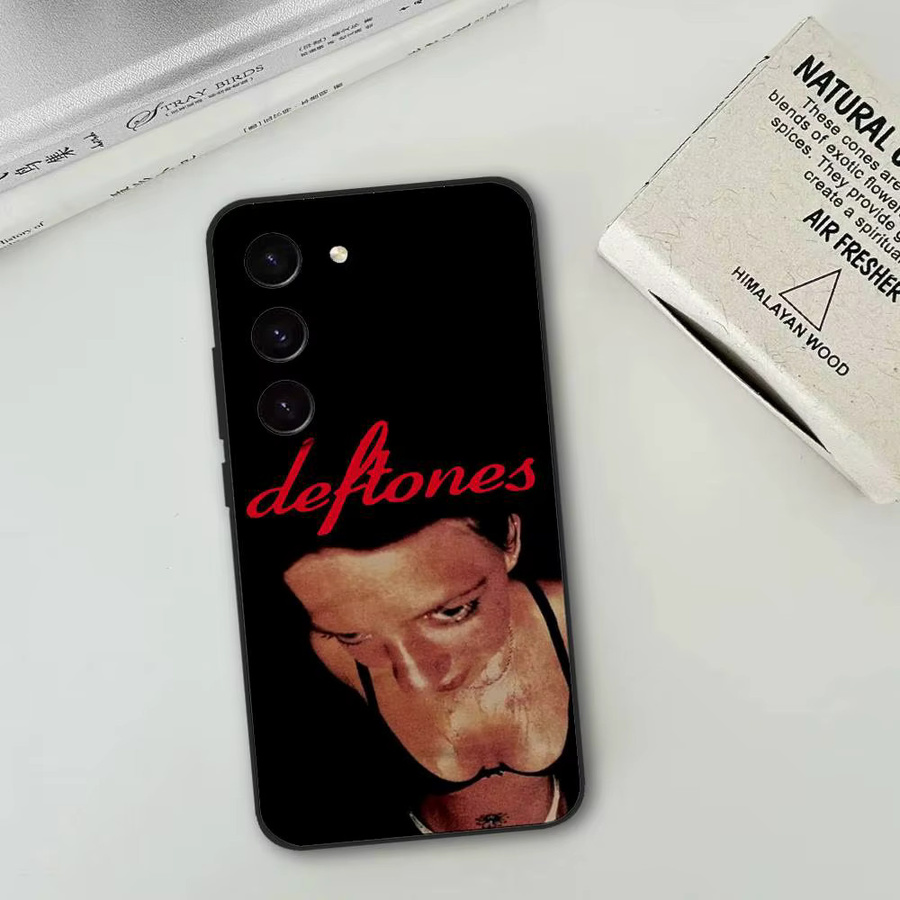 Handyhülle Band Deftones Soft Cover für Samsung Galaxy S21 S22 S23 S24 S25 S26 Ultra FE Plus 5G A52S in Schwarz - Bild 5