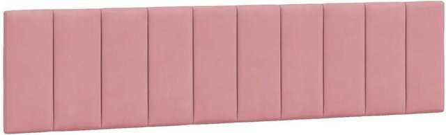 vidaXL Kopfteil-Kissen Hanko Rosa aus Samt mit 200 cm Breite - Bild 1