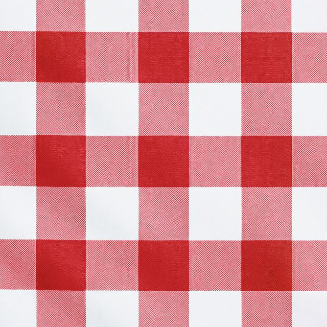 ERWIN M. Meterware Tischdecke Countryline rot kariert aus Polyester, Breite: 210 cm - Bild 1
