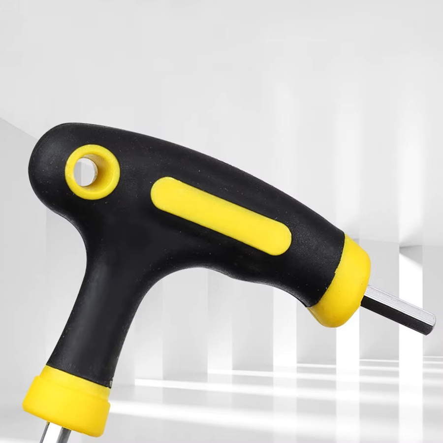 WOZOBUY T-Griff Schraubendreher-Set mit Torx und Hex Inbusschlüssel in 4mm, 5mm, 6mm und 8mm für Maschinen und Ingenieure - Bild 4