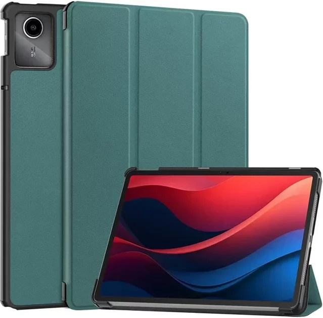 Smart Case für Lenovo Xiaoxin Pad 2024 und Lenovo Tab M11 (11 Zoll, TB331FC / TB-330FU) aus Leder mit Tri-Folding Standfunktion, Schwarz - Bild 1