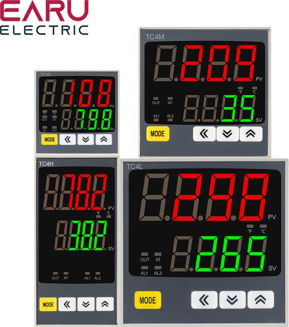 EARU Digitaler PID-Programmierbarer Temperaturregler Thermostat mit Spannungsausgang für Heiz- und Kühlinstrumente - Bild 1