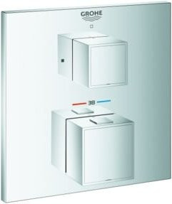Grohe Grohtherm Cube UP Brausethermostat mit Absperrventil in Chrom - Bild 1