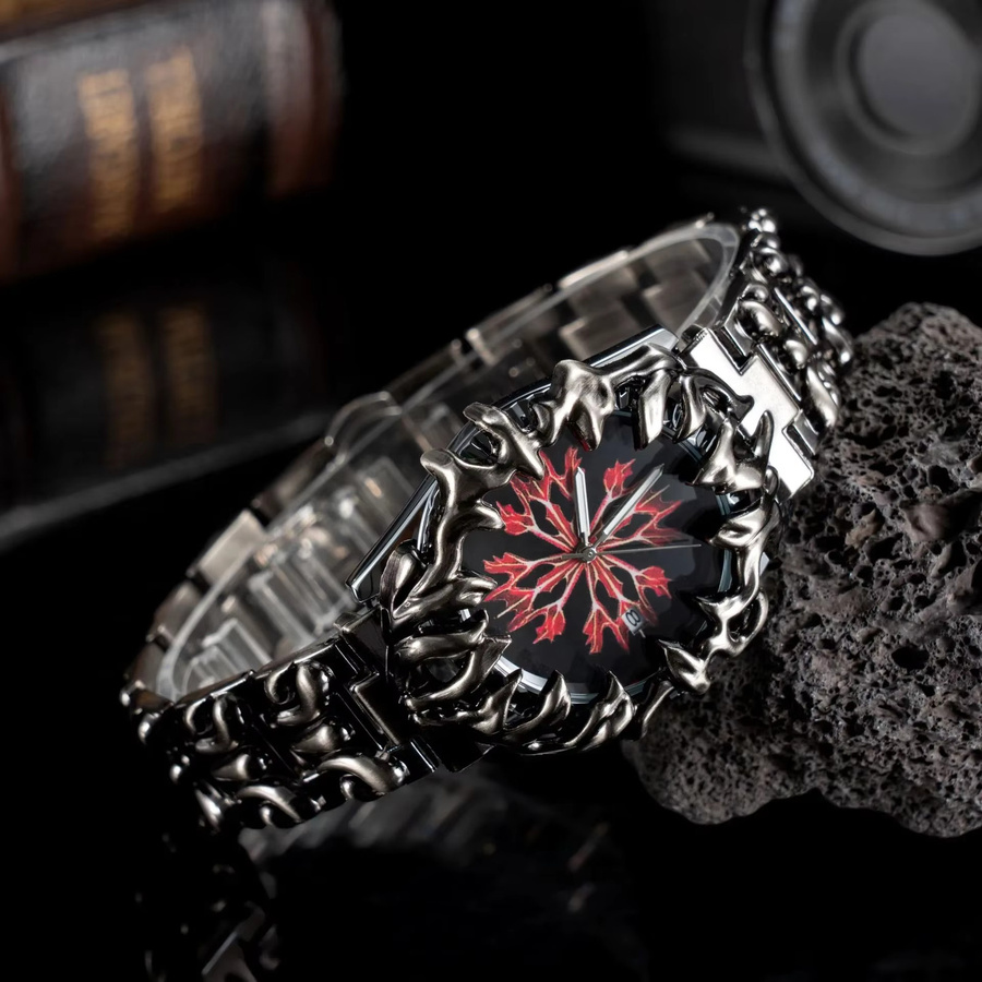 Alabaster Industries Armbanduhr Quarz, Edelstahl, Schwarz, Herren - Bild 3