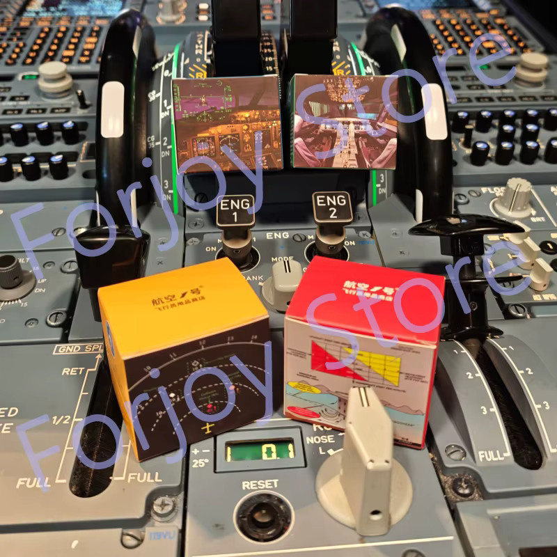 Boeing Airbus Cockpit TCAS Warnung Sound Simulator Kühlschrankmagnet in Mehrfarbig für Flugbegeisterte - Bild 3