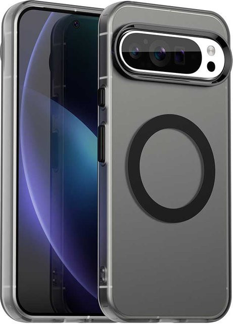 Techsuit CandyCase MagSafe-Hülle für Google Pixel 10 Pro XL in Schwarz und Transparent - Bild 1