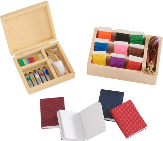 HobbyFun Miniatur-Set Bastelatelier - Bild 1