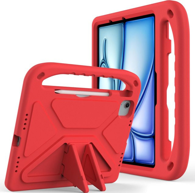 Kinderhülle für Apple iPad in Rot mit EVA-Schaumstoffabdeckung für verschiedene Modelle wie iPad Pro, Air und Mini - Bild 1
