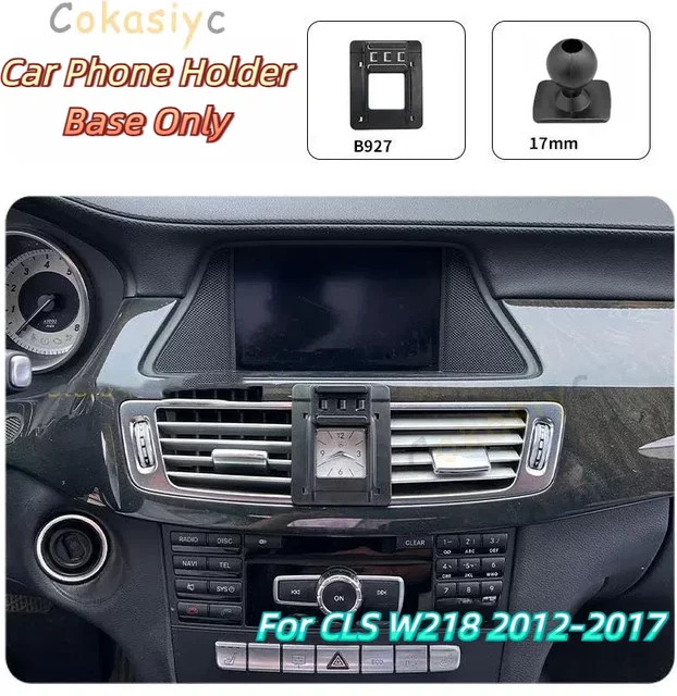 Handyhalterung für Mercedes Benz CLS W218 (2012-2017) zur Lüftung, schwarze Telefonhalterung für das Auto - Bild 1
