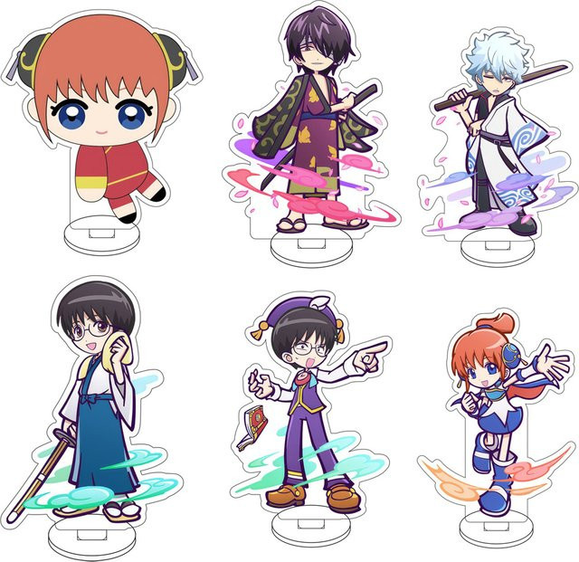 Bandai Gintama Acryl-Figur Ständer, Einzelfigur, 10cm - Bild 1