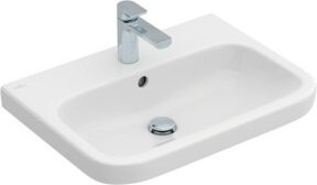 V&B Waschtisch Architectura mit einem Hahnloch und Überlauf in Weiß, Breite: 65 cm, Tiefe: 47 cm - Bild 1