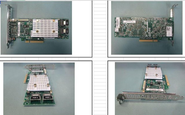 HP Smart Array SR Controller E208i-p/0GB Gen10 12G PCIe RAID Controller Card Green (836266-001) - Bild 1