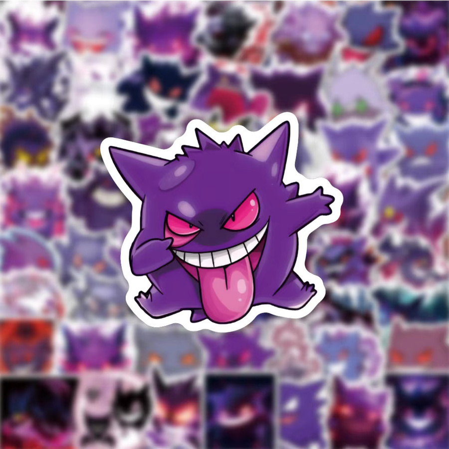 TAKARA TOMY Gengar Cartoon Aufkleber, 10/30/50-teiliges Set - Bild 2