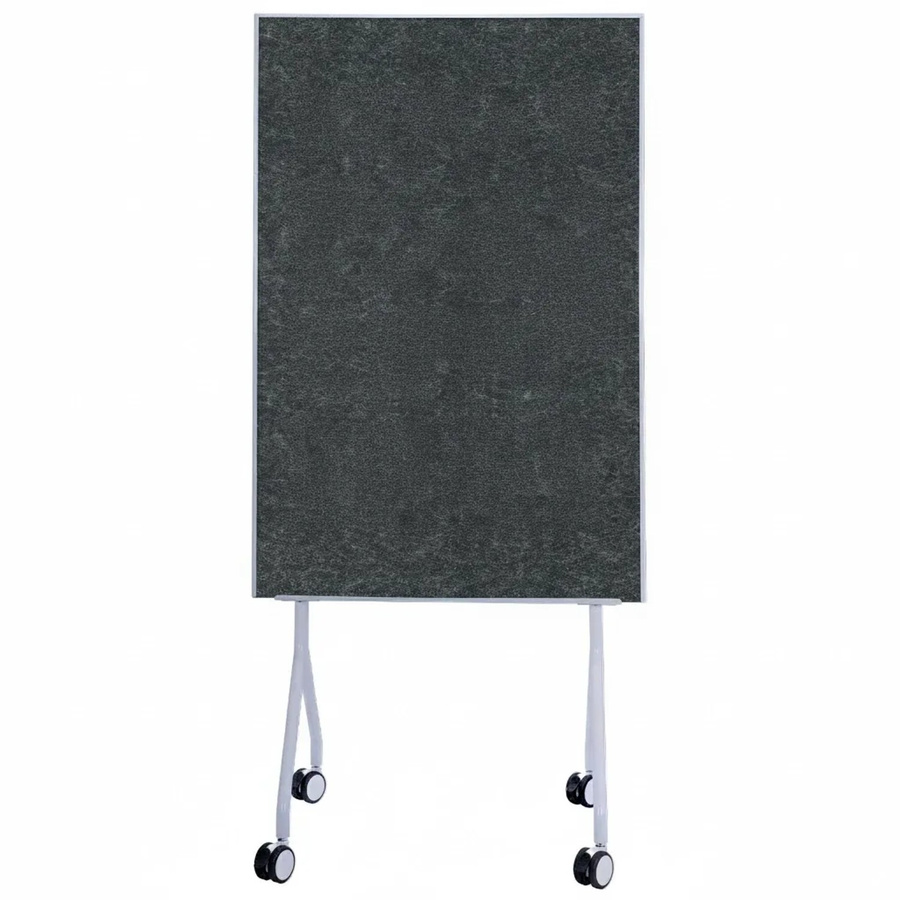 Floordirekt Mobile Präsentationstafel Giant Beidseitige Filztafel auf Rollen Schwarz B: 80 cm, H: 120 cm - Bild 3