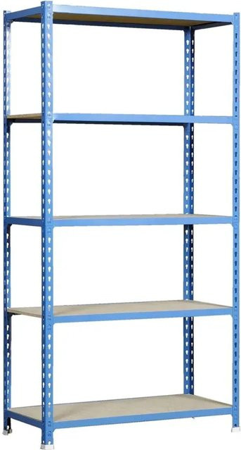 PROREGAL Schwerlastregal Big Muli mit 5 verstellbaren Fachböden, Blau, H x B x T: 200 x 100 x 50 cm - Bild 1